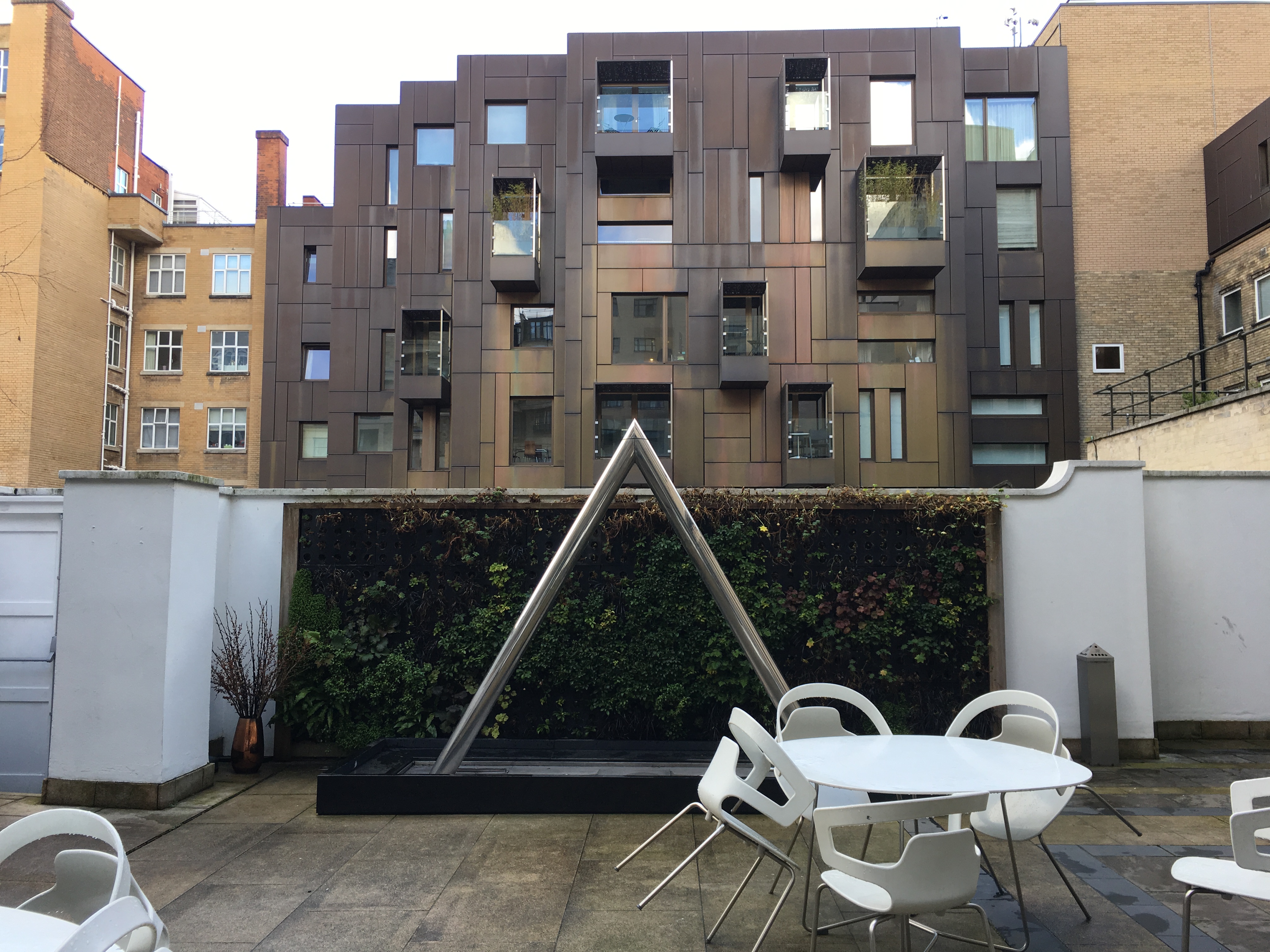 "The upside down V thing was made by the same man that made the Olympic flame"