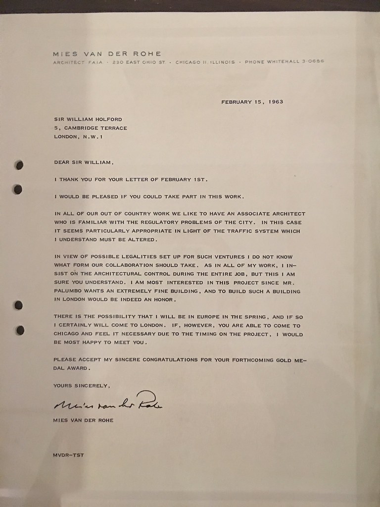 Mies Van Der Rohe at RIBA