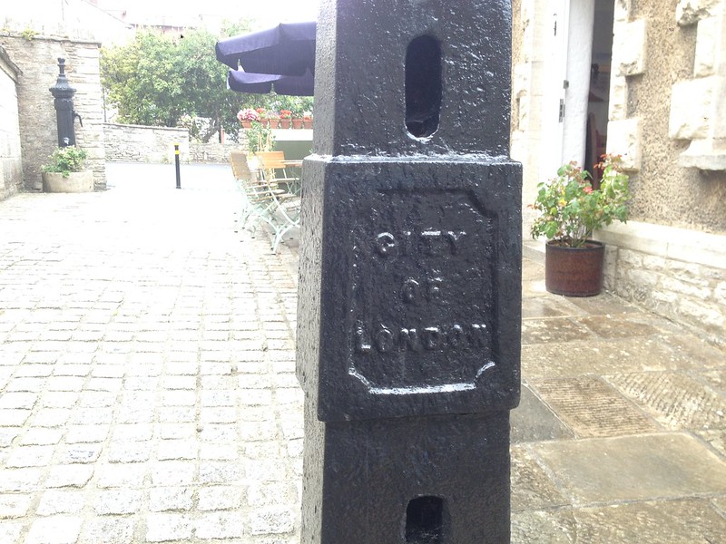 City of London bollards in Swanage