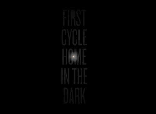 Day 17 - first cycle home in the dark (at normal home time)