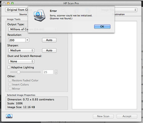 Scanning to an HP Printer from the HP Scan software