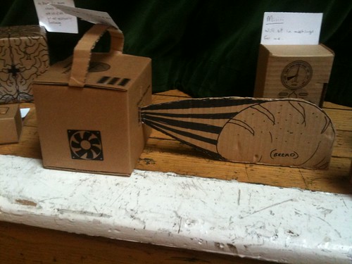 Sketching with cardboard