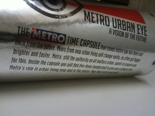 The Metro sent me a blog post