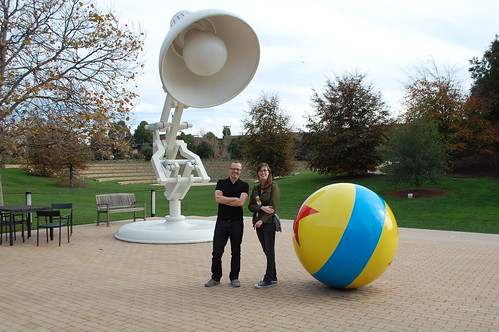 Frances and me at Pixar