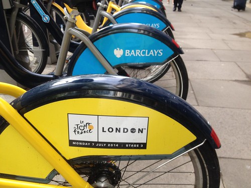 TdF Boris Bikes. Love these.
