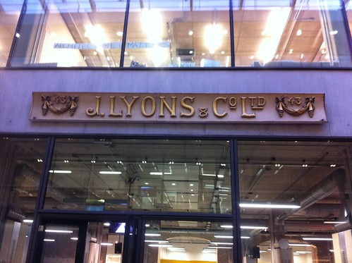 The famous LYONS sign