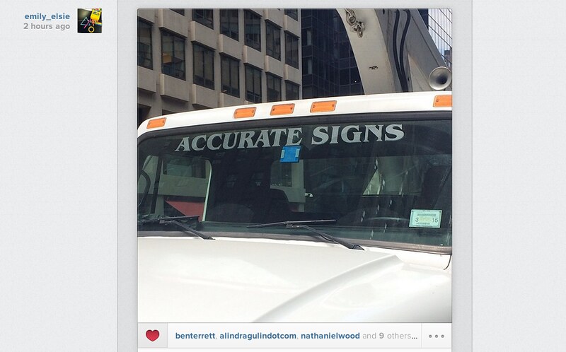 Accurate signs - 99% of the time I'd settle for this