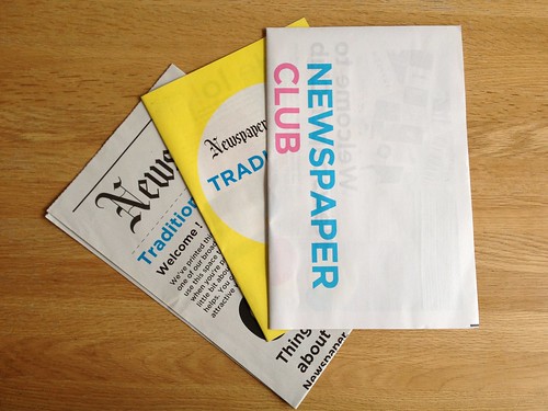 Newspaper Club samples