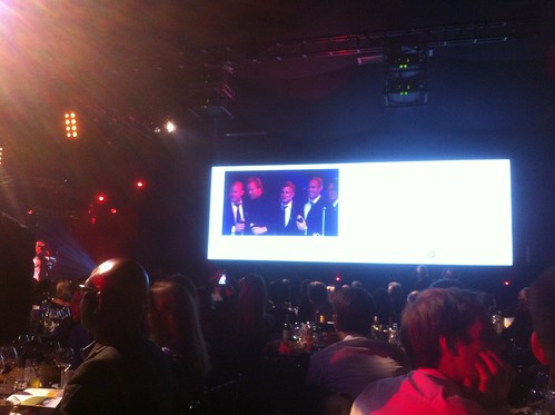 Apple win best design studio, Ive takes the whole studio on stage. Class.