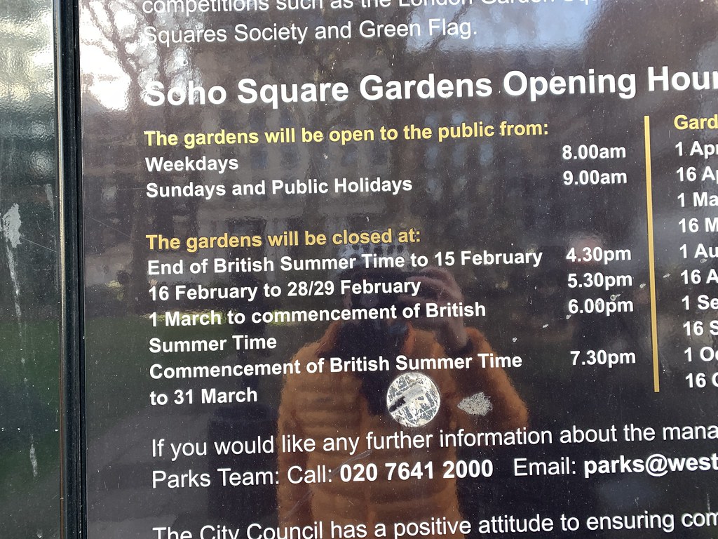 Complicated closing times